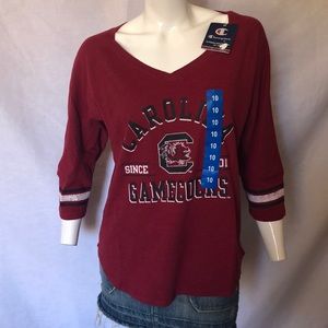 Champion Carolina Gamecocks Women 3/4 Sleeve Shirt